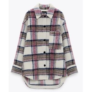 ZARA Plaid Overshirt